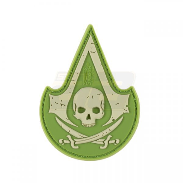 JTG Assassin Skull Rubber Patch - Multicam