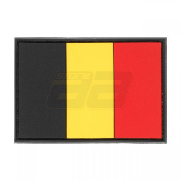 JTG Belgium Flag Rubber Patch - Color