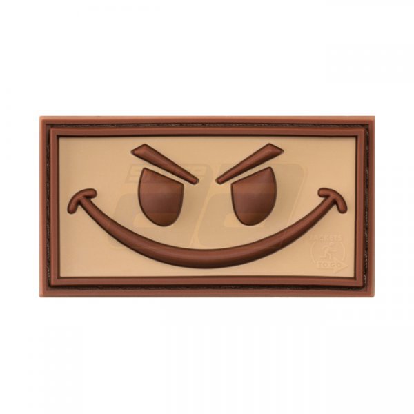 JTG Evil Smile Rubber Patch - Desert