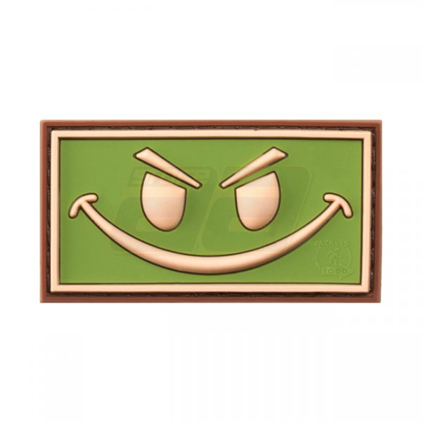 JTG Evil Smile Rubber Patch - Multicam