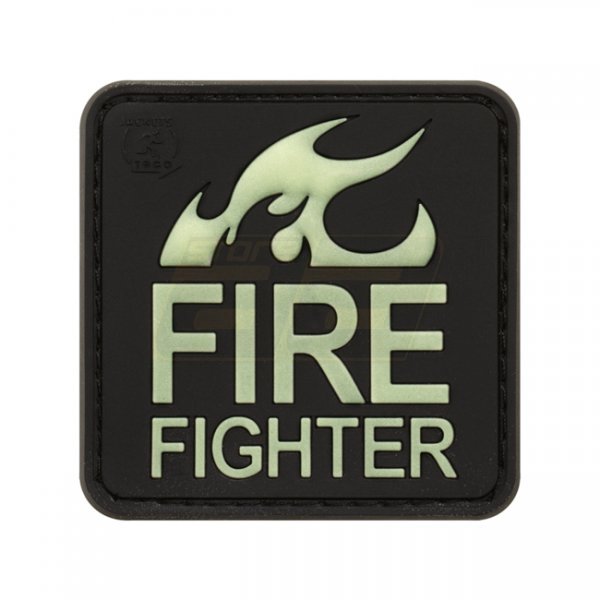 JTG Fire Fighter Rubber Patch - Glow in the Dark