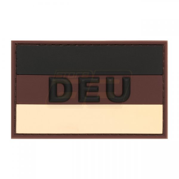 JTG German Flag Rubber Patch - Desert