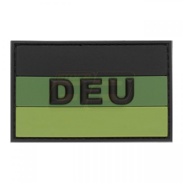 JTG German Flag Rubber Patch - Forest