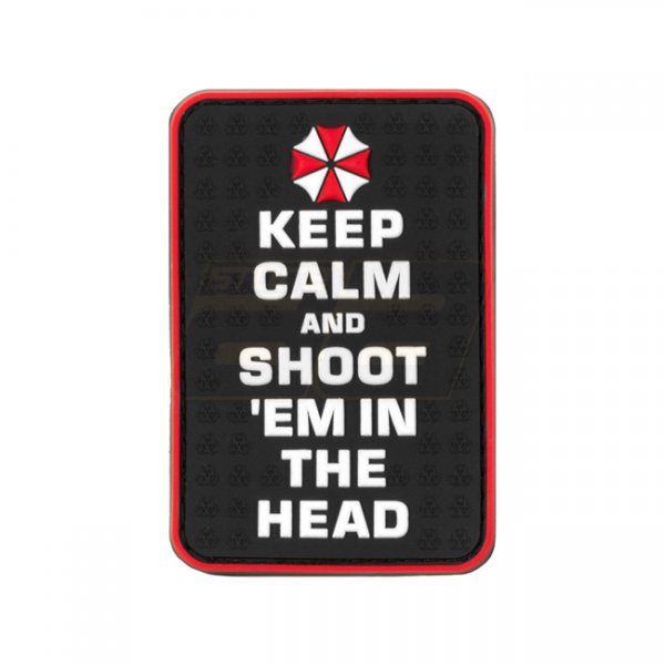 JTG Keep Calm and Shoot Rubber Patch - Color