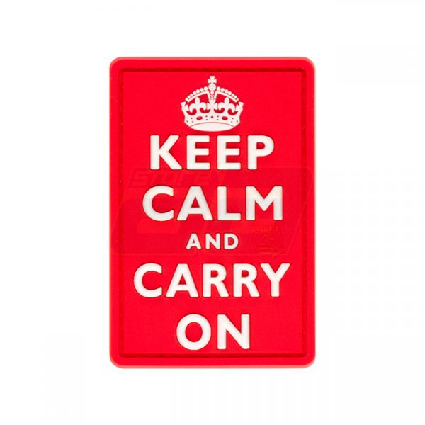 JTG Keep Calm Rubber Patch - Color