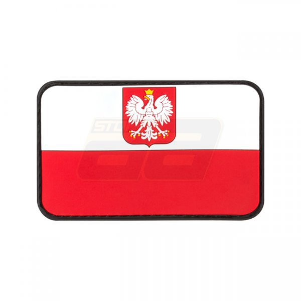 JTG Poland Flag Rubber Patch - Color