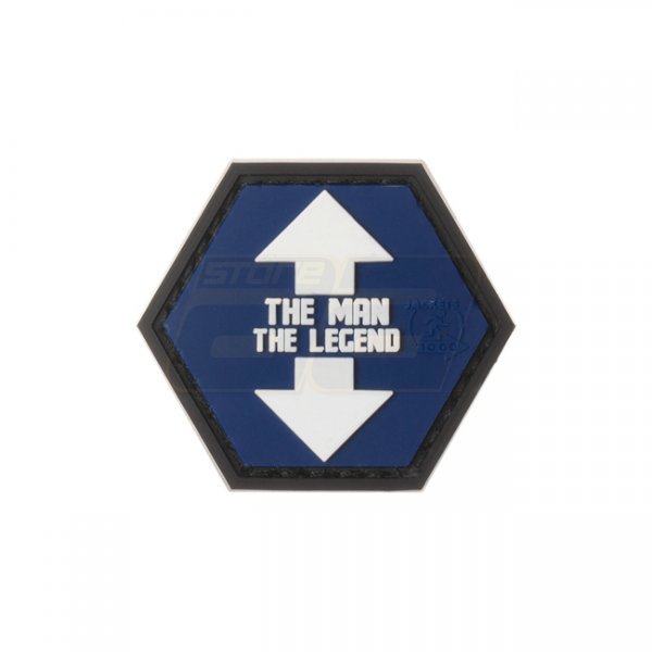 JTG The Man The Legend Rubber Patch - Color