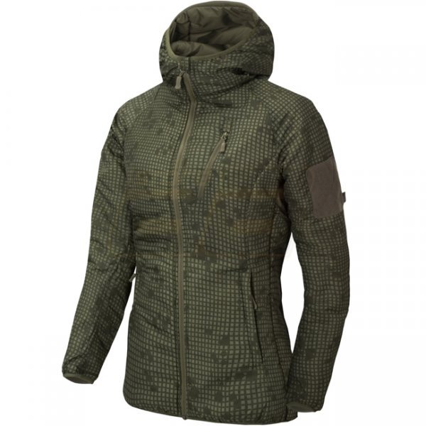 Helikon Women's Wolfhound Hoodie Jacket - Desert Night Camo - S