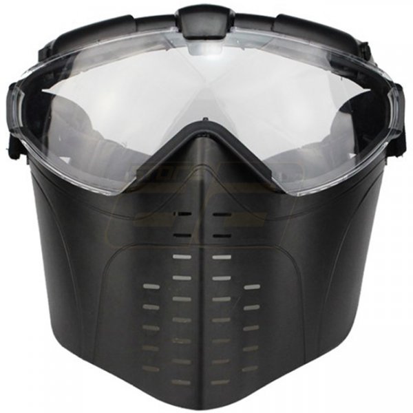 WoSport Ventilated Full Face Mask - Black