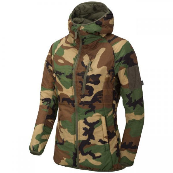 Helikon Women's Wolfhound Hoodie Jacket - US Woodland - XS