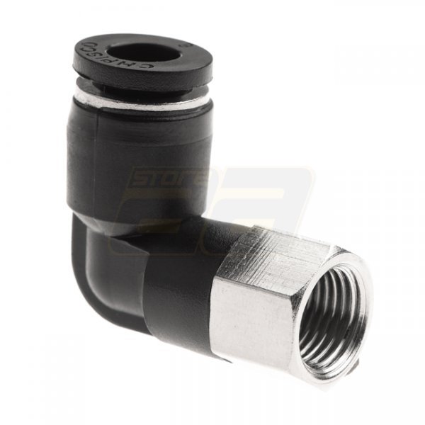 EpeS HPA 6mm Hose Coupling 90 Degree - Inner 1/8 NPT