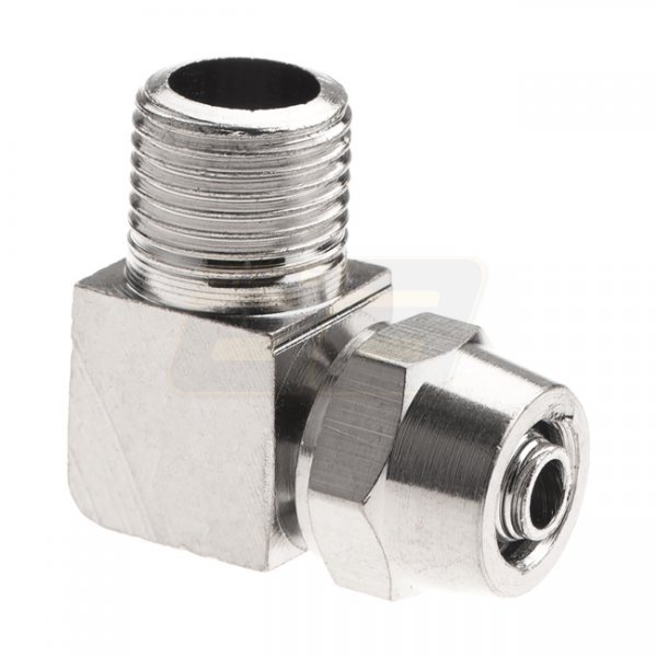 EpeS HPA 6mm Hose Coupling & Screwed Catch 90 Degree - Outer 1/8 NPT