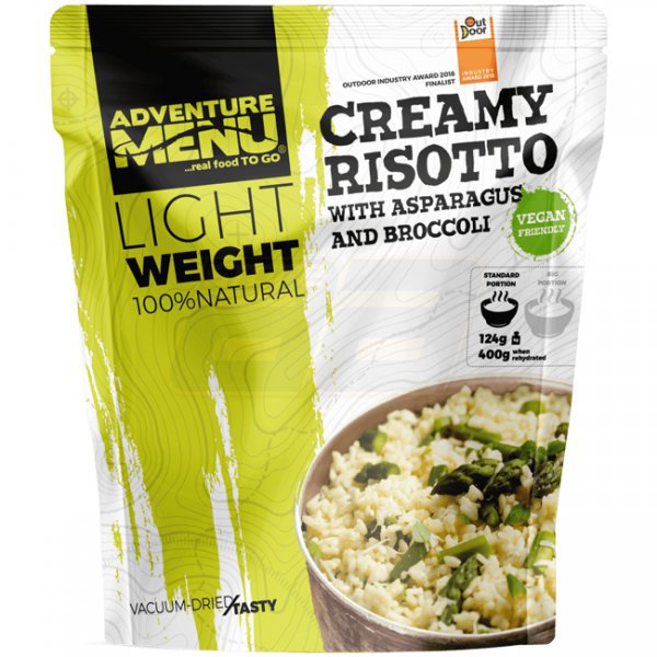 Adventure Menu LIGHTWEIGHT Creamy Risotto Asparagus & Broccoli - Large