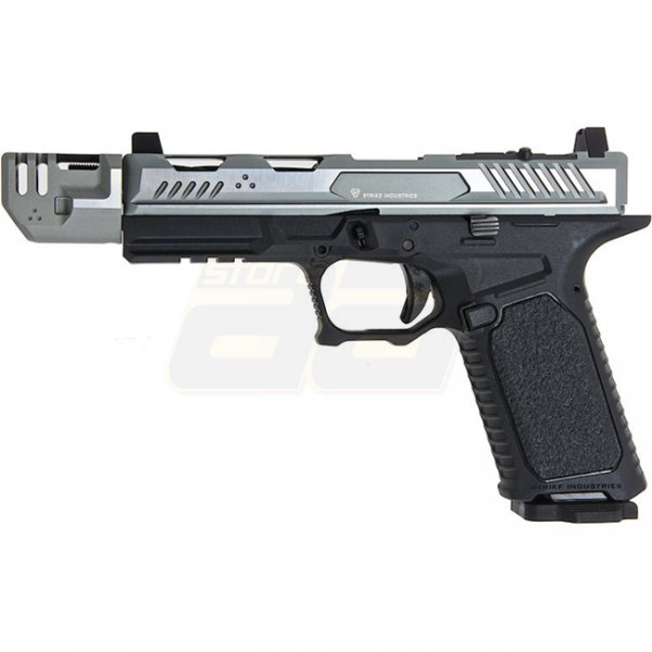 EMG Strike Industries ARK-17 Comp Gas Blow Back Pistol - Black / Grey