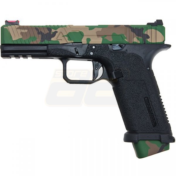 RWA Agency Arms EXA Gas Blow Back Pistol - Cerakote Woodland