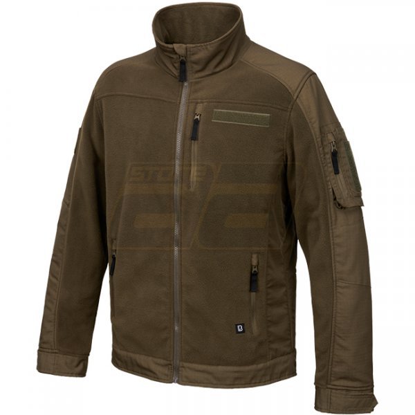 Brandit Fleecejacket Ripstop - Olive - S