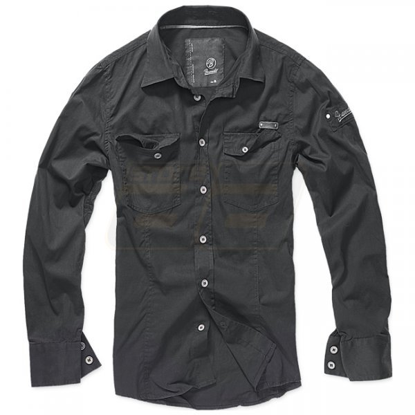 Brandit Shirt Slim - Black - 5XL