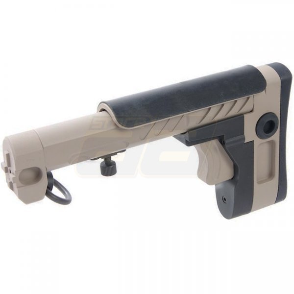 5KU PT-3 E&L AK Telescopic Foldable Stock - Tan