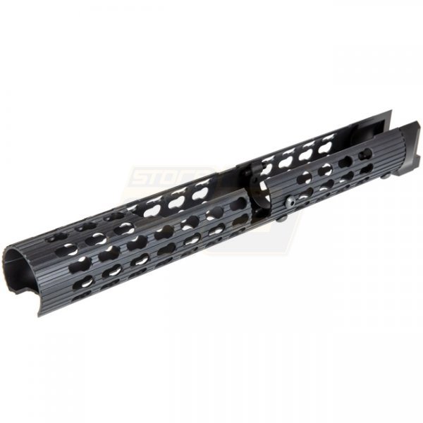 5KU VS-24 Cyma AK KeyMod Long Tubular Handguard - Black