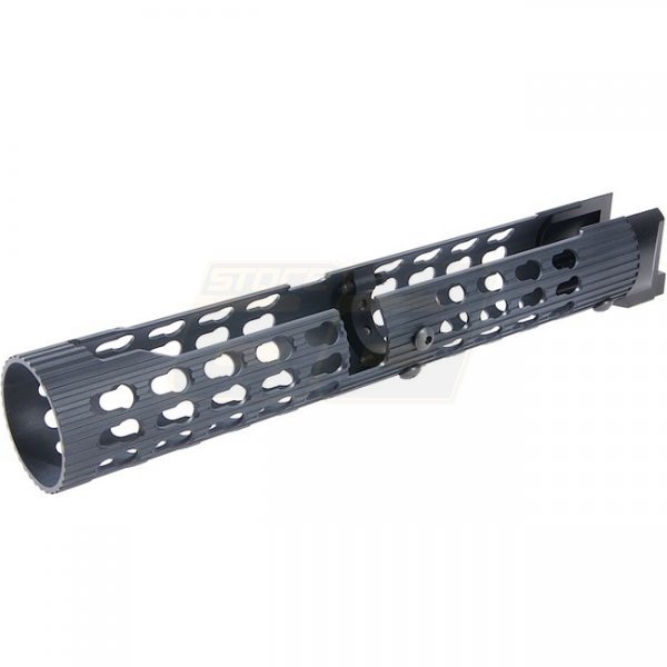 5KU VS-25 LCT / GHK AK-105 KeyMod Tubular Handguard - Black