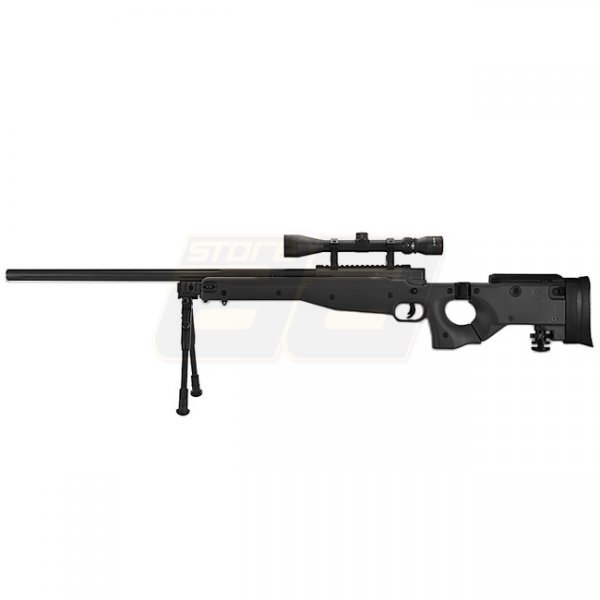 WELL L96 MB08 Spring Sniper Rifle Set - Black