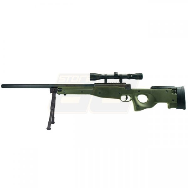 WELL L96 MB01 Spring Sniper Rifle Set - Olive