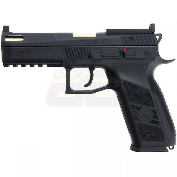 KJ Works CZ P-09 Optic Ready Gas Blow Back Pistol - Black