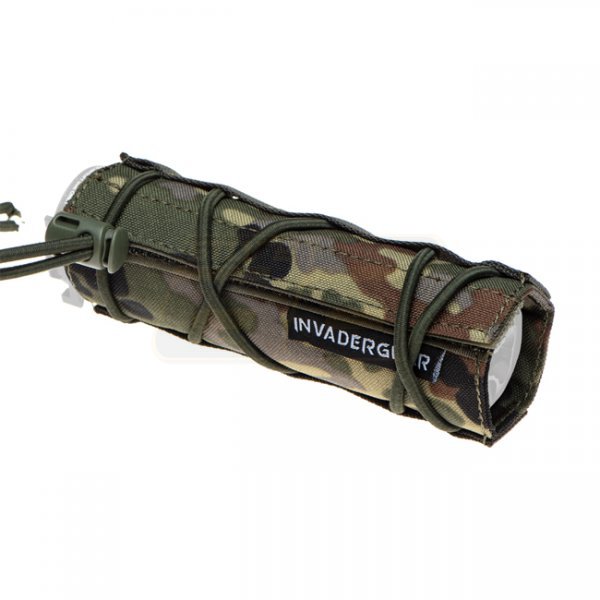 Invader Gear Suppressor Cover 14cm - Flecktarn