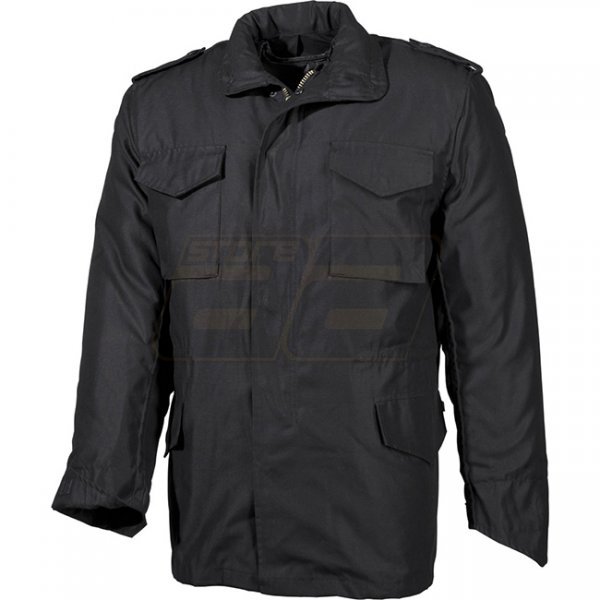 MFH US Field Jacket M65 Lined - Black - S