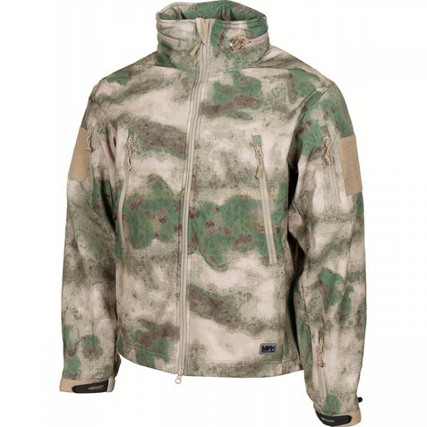 MFHHighDefence SCORPION Soft Shell Jacket - HDT Camo FG - L