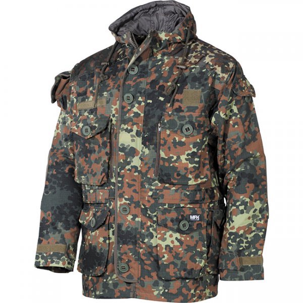 MFHHighDefence SMOCK Commando Jacket Ripstop - Flecktarn - M