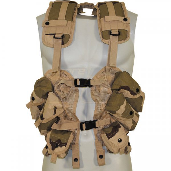 MFH Load Bearing Vest & Belt - 3-Color Desert