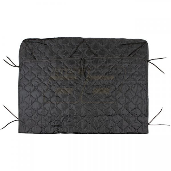 MFH Quilted Poncho Liner - Black