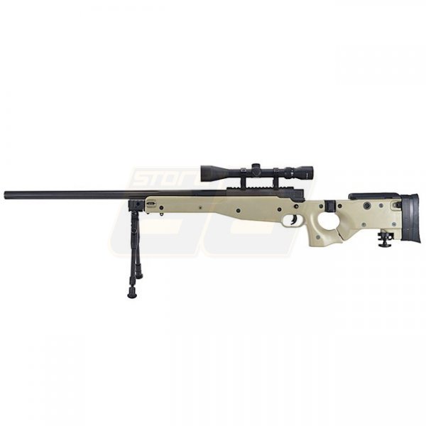 WELL L96 MB08 Spring Sniper Rifle Set - Tan