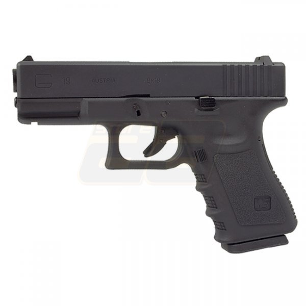 WE G19 Gas Blow Back Pistol - Black
