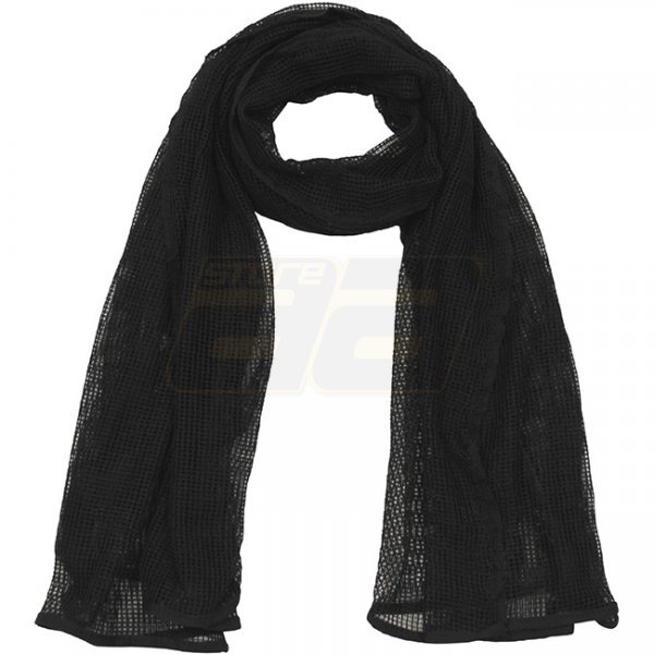 MFH Mesh Scarf 190 x 90 cm - Black