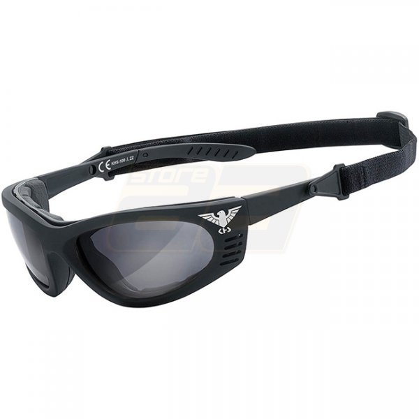 KHS Army Sports Glasses KHS-100 Smoke - Black