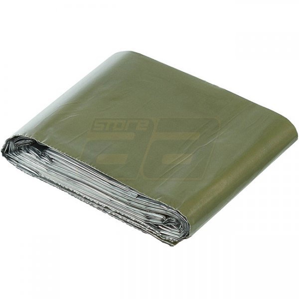 MFH Emergency Blanket Silver & Olive Coated