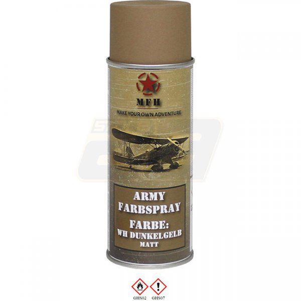 MFH Army Spray Paint 400 ml - Dark Yellow