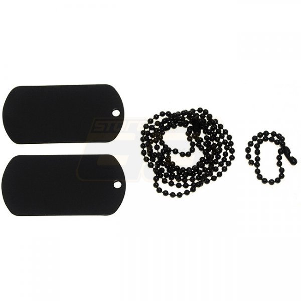 MFH US Dog Tag Set - Black