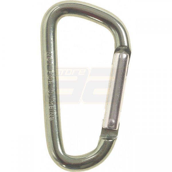 MFH Carabiner 70 mm - Silver