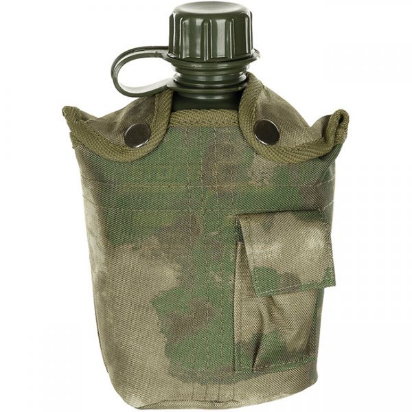 MFH US Canteen & Cover 1 l - HDT Camo FG