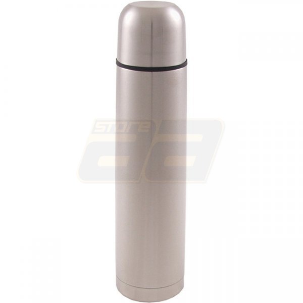 FoxOutdoor Vacuum Thermos Bottle 1000 ml - Chrome