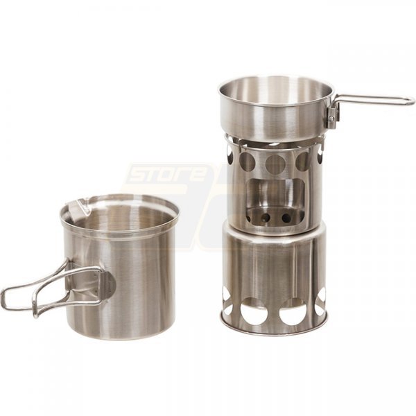 FoxOutdoor Cook Set Travel - Chrome