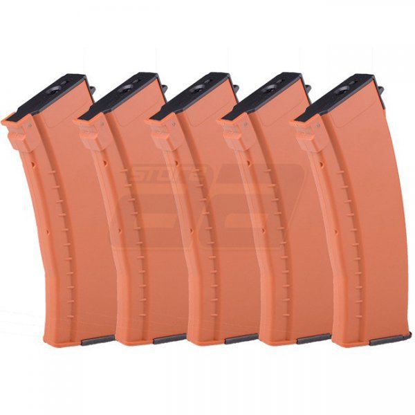 E&L AK74 120rds Magazine Set - Orange