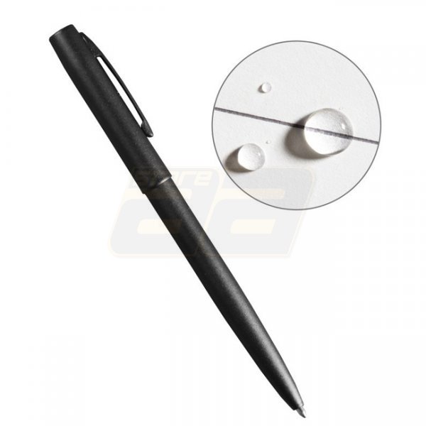 Rite in the Rain All-Weather Metal Clicker Pen Black Ink - Black