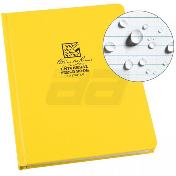 Rite in the Rain Fabrikoid Universal Hard Cover Book 6 x 8 - Yellow