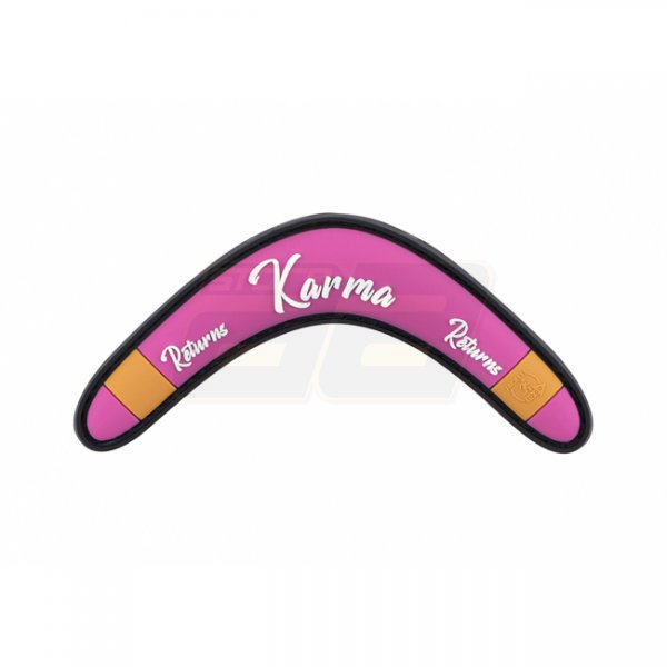 JTG Karma Returns Rubber Patch - Pink