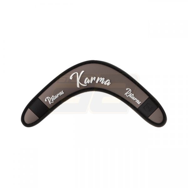 JTG Karma Returns Rubber Patch - Brown
