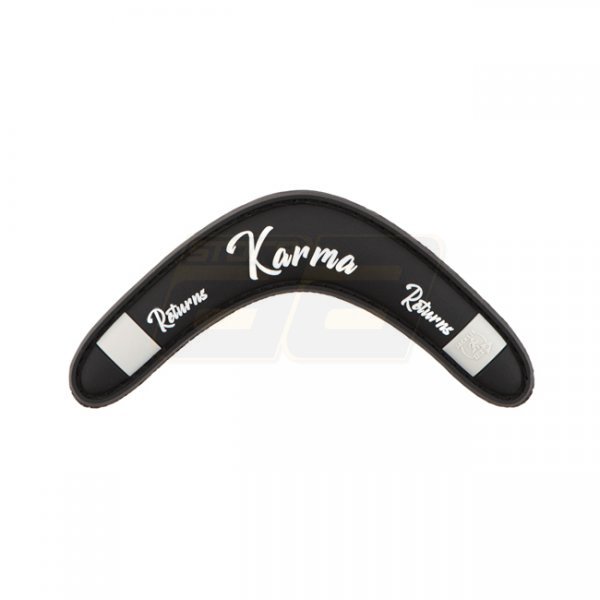 JTG Karma Returns Rubber Patch - Black
